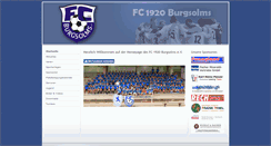 Desktop Screenshot of fcburgsolms.de